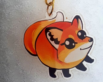 Chonky Fox Key Ring / Keyring / Charm / Keychain