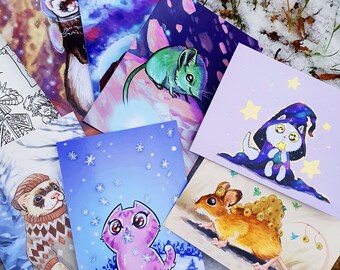 Postcard Combo (Any Five from our Animal Cards)