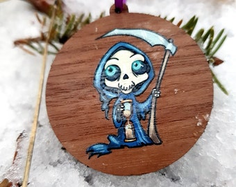 Little Death Wooden Hanging Ornament