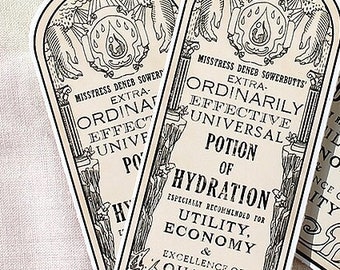 Potion of Hydration Label (Vinyl Sticker)