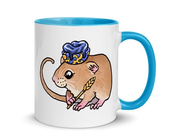 Harvest Mouse King Mug with Blue Insides