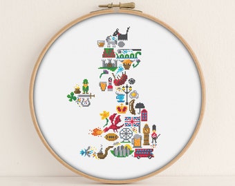 Uk Cross Stitch Etsy