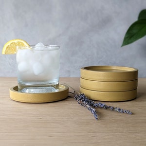 Concrete Coaster Set of Four or Six image 1