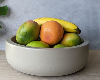 11.5" Heavy Concrete Fruit Bowl