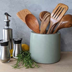 Concrete Kitchen Utensil Holder