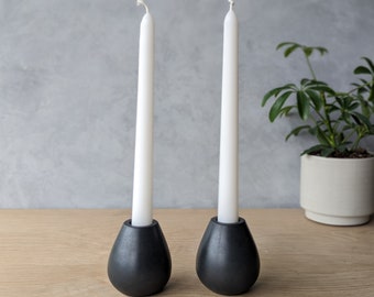 Concrete Candle Holder Set of 2