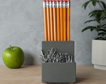 Concrete Desk Organizer