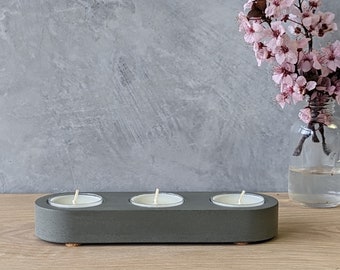 Concrete Tealight Candle Holder