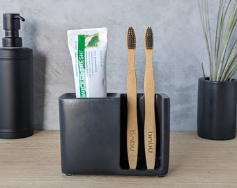 Concrete Toothbrush Holder