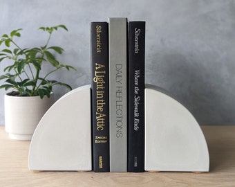 Concrete Bookend Set of 2