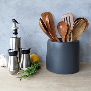 Concrete Kitchen Utensil Holder