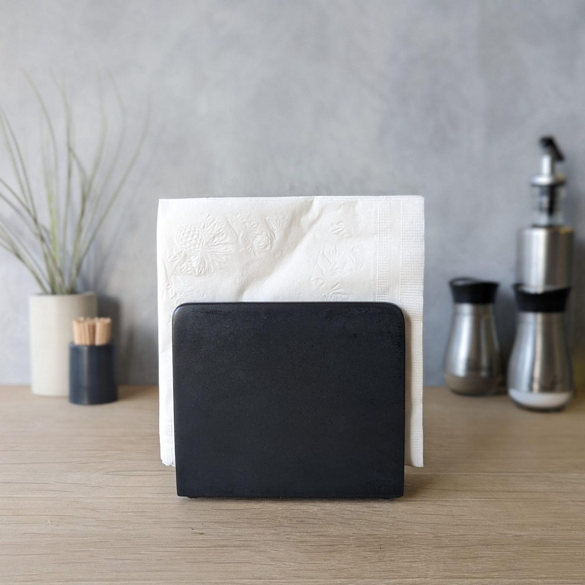Concrete Dinner Napkin Holder - Etsy