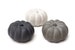 Set of Three Mini Concrete Pumpkins Black White and Gray Cement Pumpkins. Modern Fall Decor great for Modern Thanksgiving Table Decor 