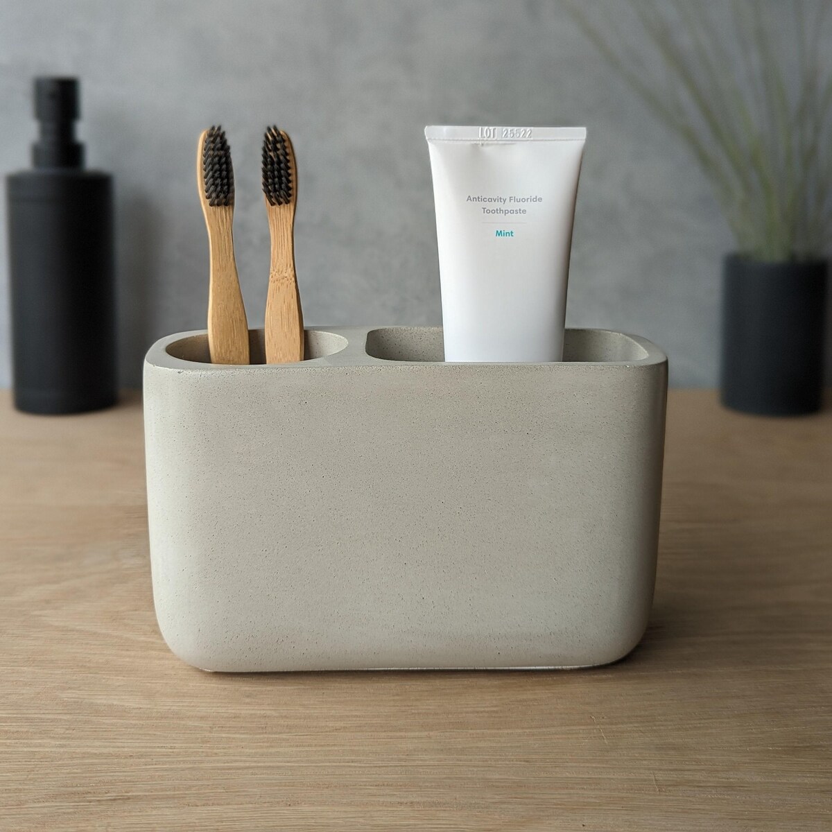 Concrete Toothbrush Holder - Etsy