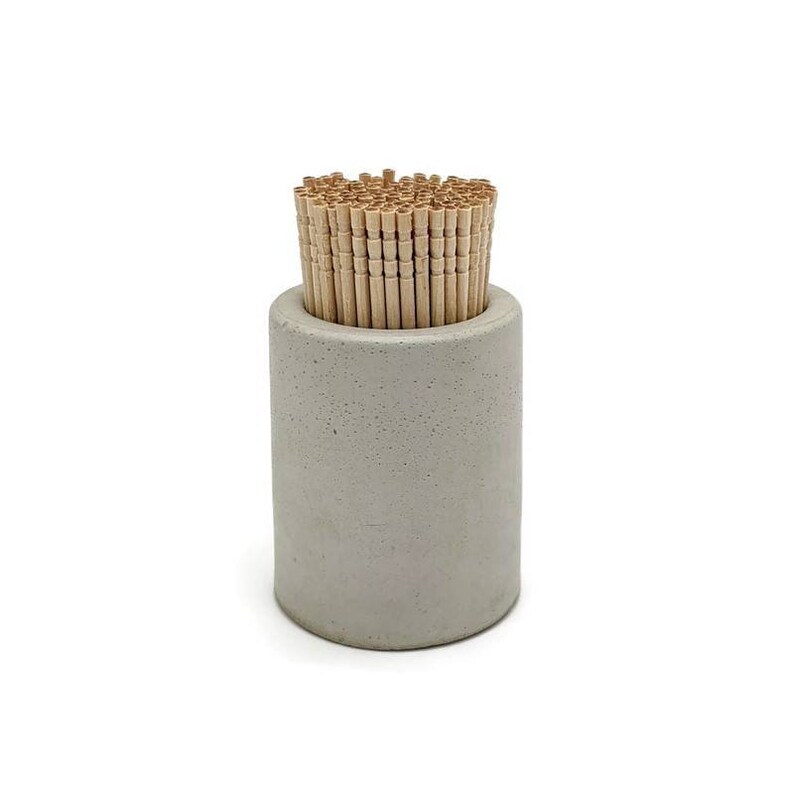 Toothpick Holder. Concrete Toothpick Holder. Modern Kitchen Etsy