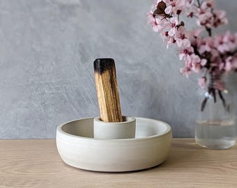 Concrete Palo Santo Holder