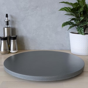 15" Large Concrete Lazy Susan Turntable