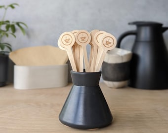 Concrete Coffee Stirrer Holder