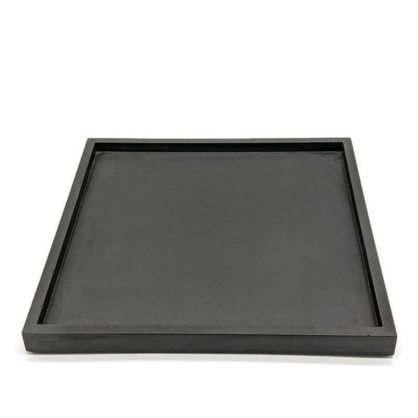 Concrete Tray Square Tray Etsy