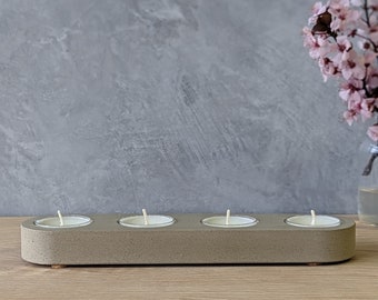 Concrete Tealight Candle Holder