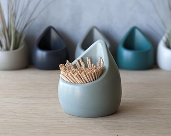 Concrete Toothpick Holder