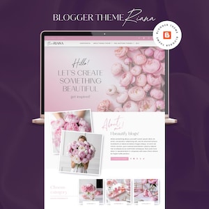 Tema para Blogger / Modelo responsivo para Blogspot / RIANA