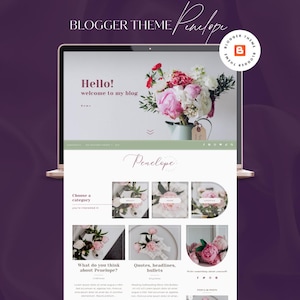Tema de Blogger - PENELOPE - Plantilla adaptable para Blogspot