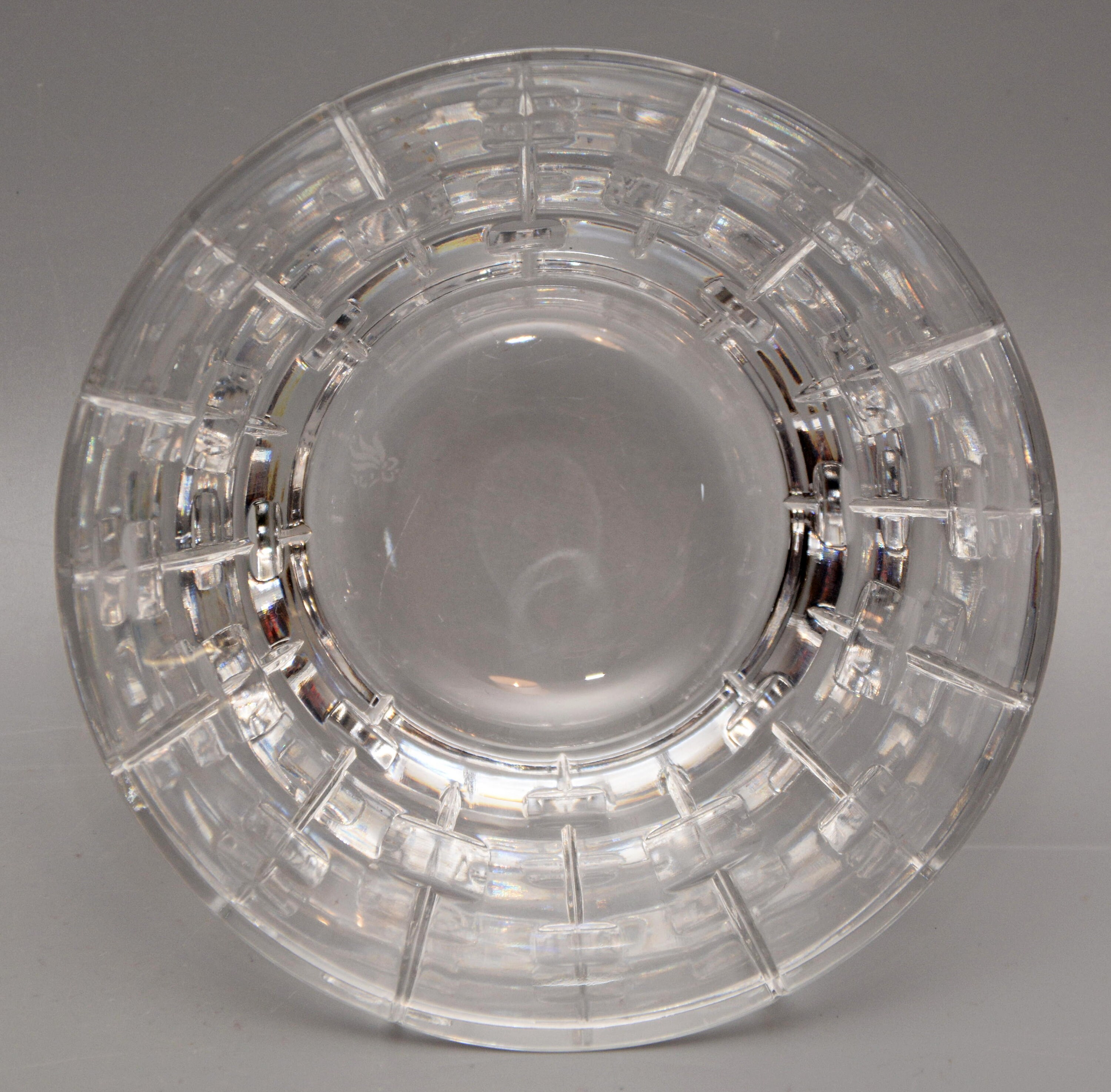 Royal DOULTON Signed Crystal GLASS Deep Etched BOWL Etsy UK