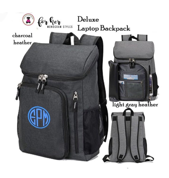 FOR HER Monogrammed Deluxe Laptop Backpack-free Ship-travel /back to School/travel Backpack /college Bag/grad Gift/ Teacher Gift/coach Gift - Etsy FOR HER Monogrammed Deluxe Laptop Backpack-free Ship-travel /back to School/travel Backpack /college Bag/grad Gift/ Teacher Gift/coach Gift - Etsy