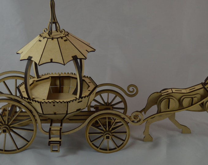 Princess Carriage 3D Puzzle/Model