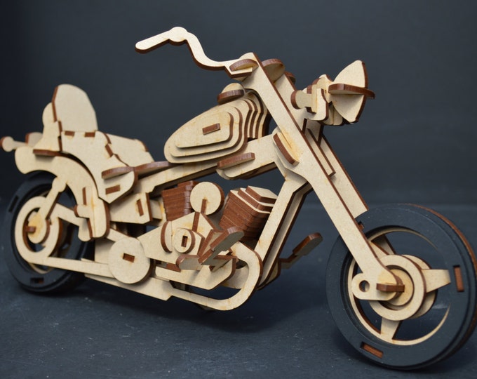 Motorcycle 3D Puzzle/Model