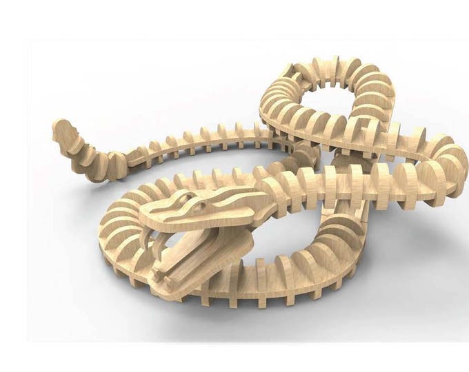 RattleSnake 3D Puzzle/Model