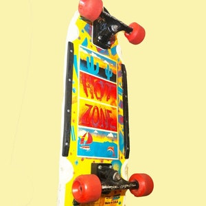 Vintage Skateboard 80s 90s Memphis Style Vaporwave Deck Homie 