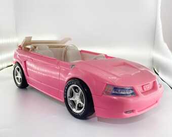 barbie red mustang convertible