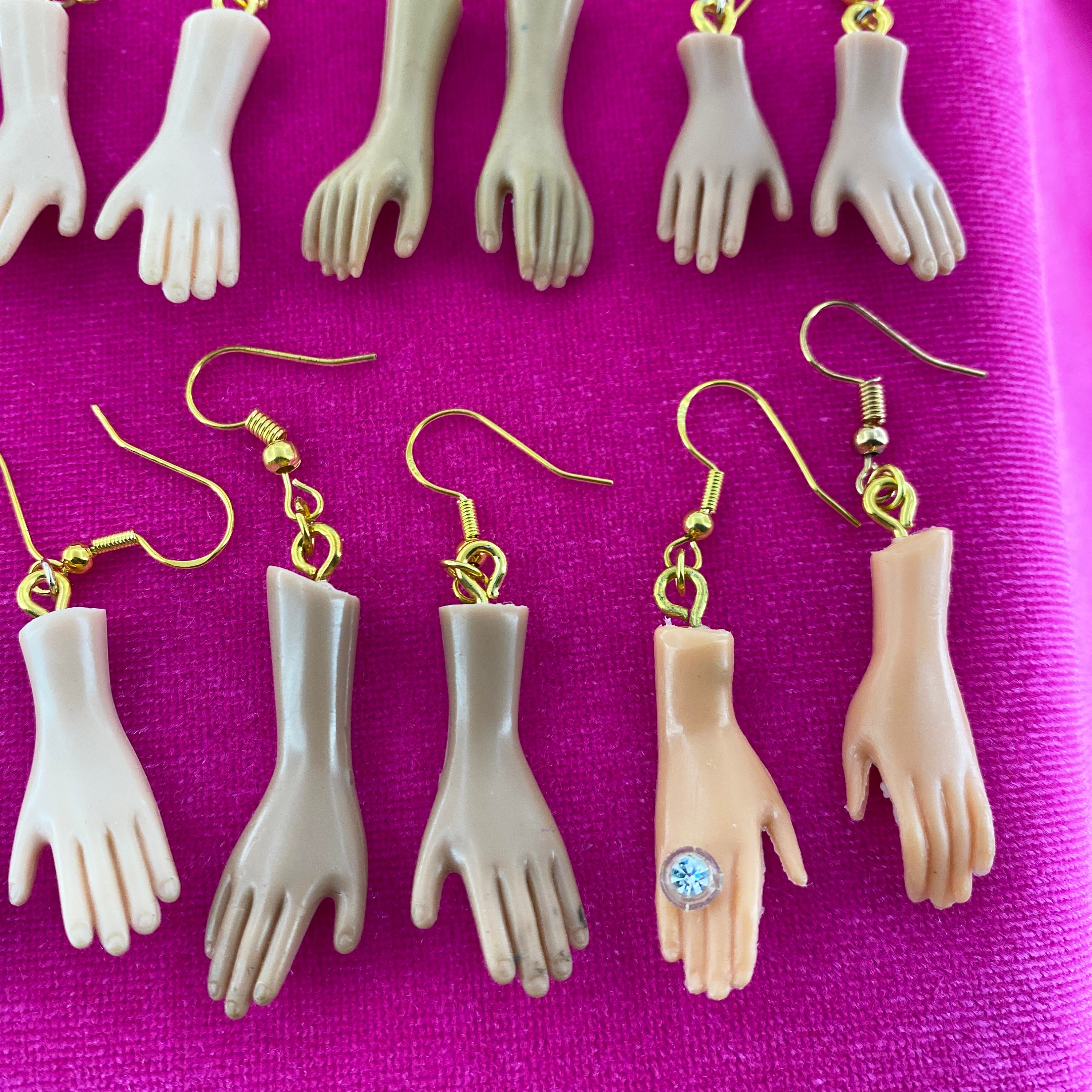 Doll Hand Earrings Barbie Doll Earrings Barbie Hands and Etsy
