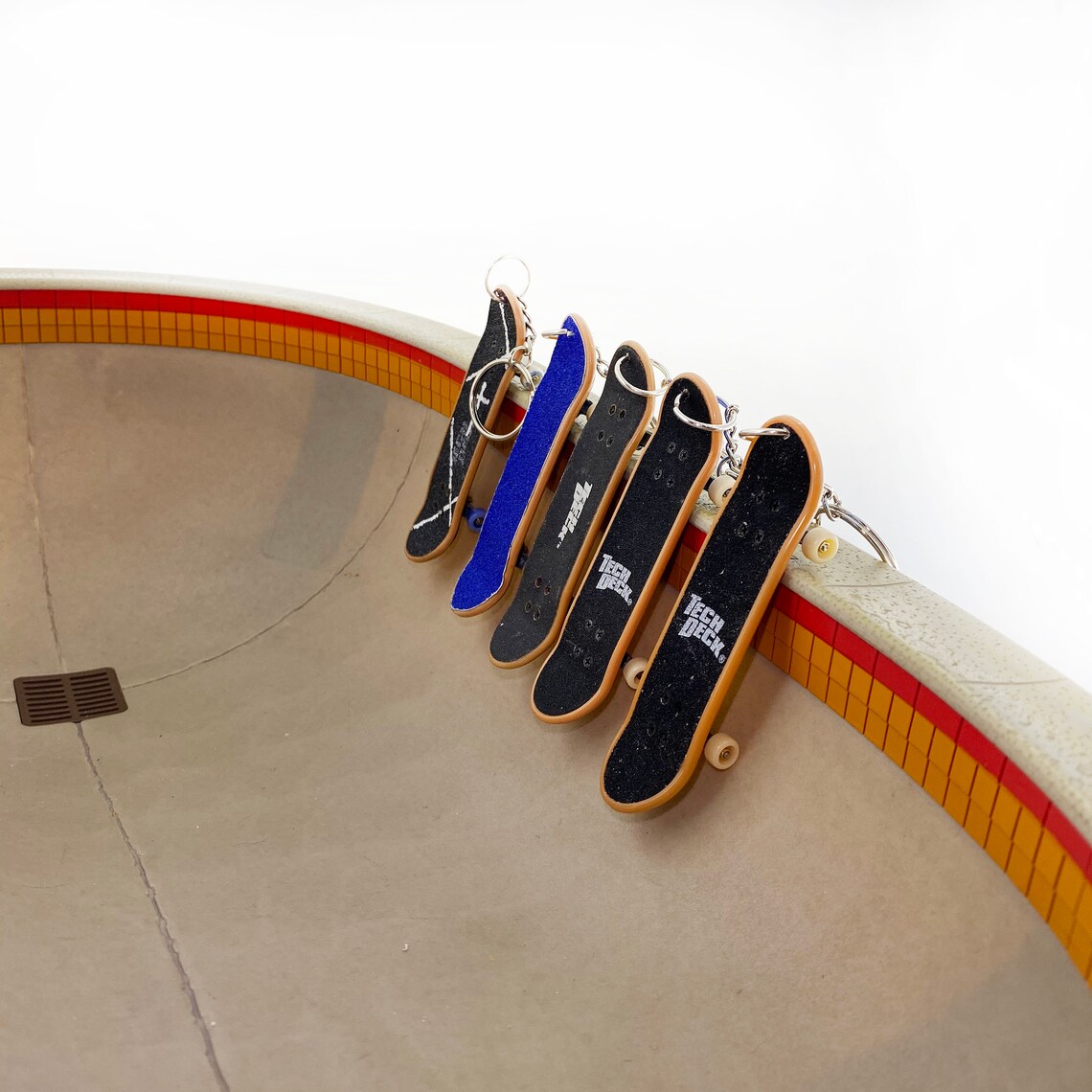 Fingerboard Keychain / Skateboard Keychains /finger Board Tech Etsy