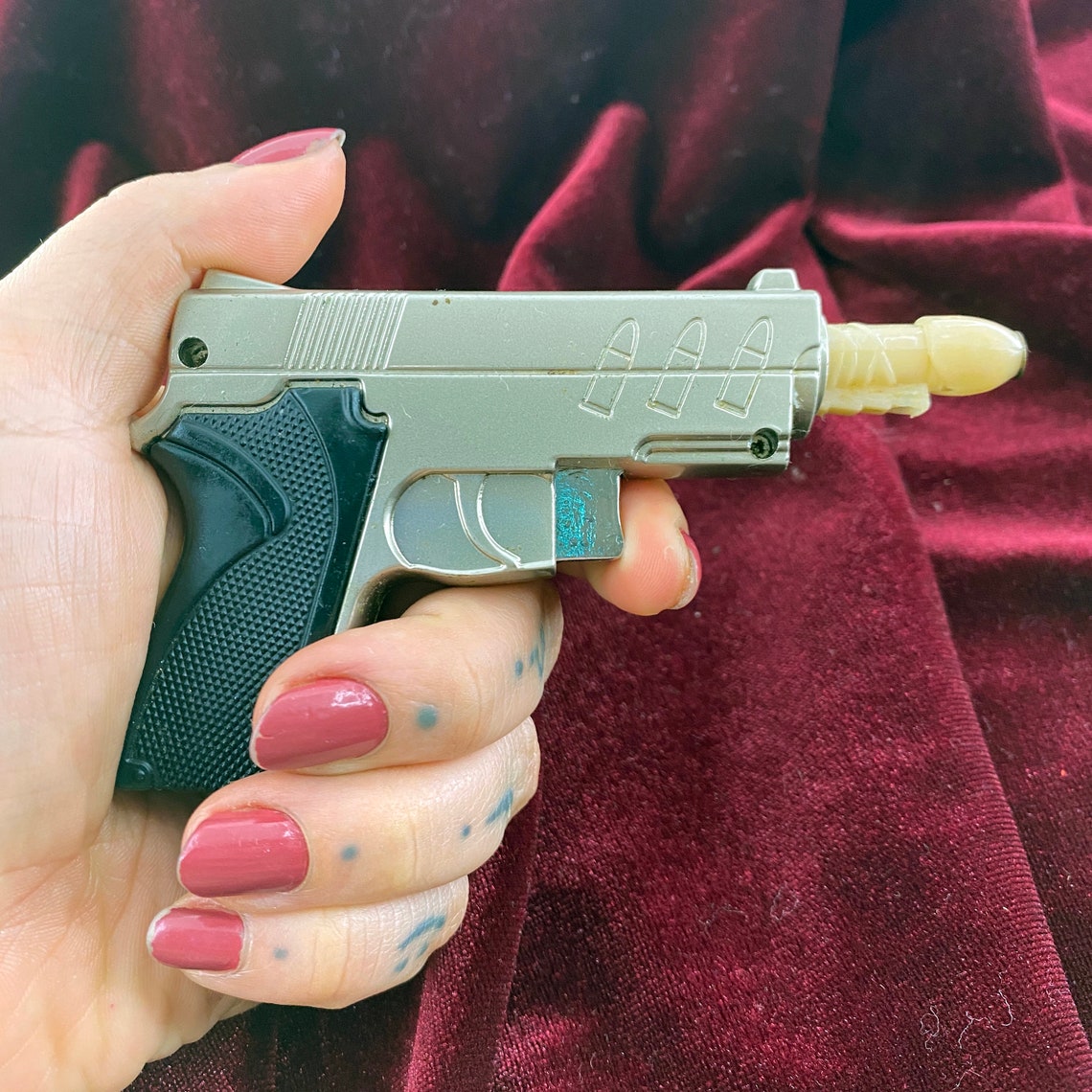 Lighter Vintage Mini Handgun Glock with Pop Out Surprise Gun Etsy