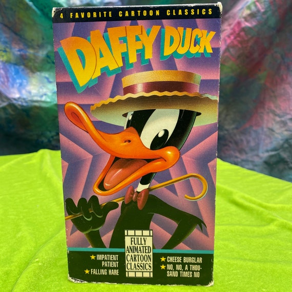 Daffy Duck 4 Vintage Cartoon Favorites VHS Rare Animated | Etsy