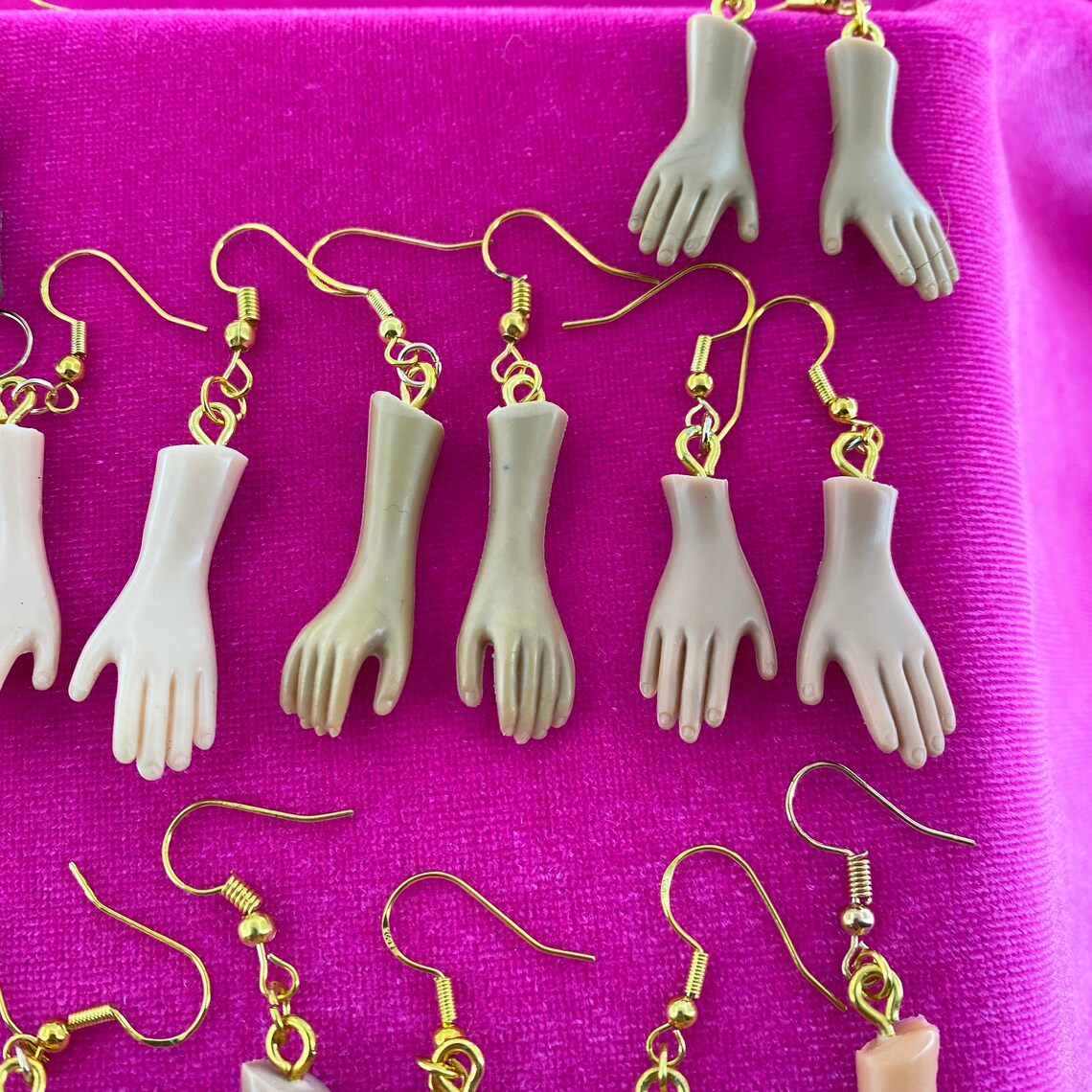 Doll Hand Earrings Barbie Doll Earrings Barbie Hands and Etsy