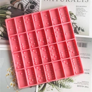 2 Styles Silicone Domino Mold-domino Resin Mold-resin Dominos Mold-diy  Silicon Mold for Resin Craft-board Game Mold 