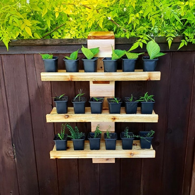 3 Estante de la planta colgante de barandilla de balcón | Etsy