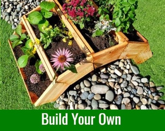 Garden Planter Build Plans | Woodworking Plans | Raised Planter | Railing Planter | Balcony Planter | PDF File Instant Download