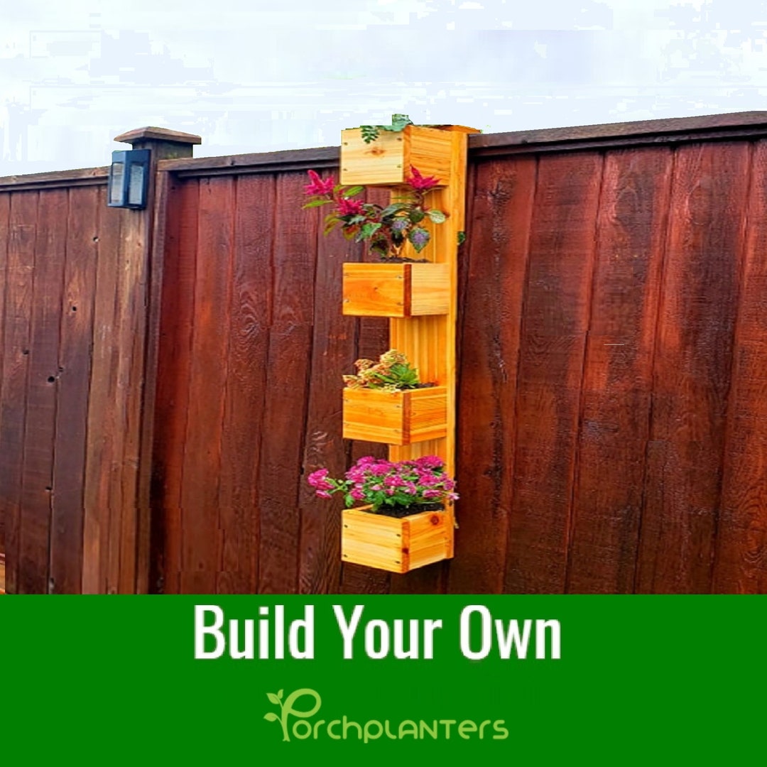 Vertical Hanging Garden Planter Build Plans Woodworking Plans Raised