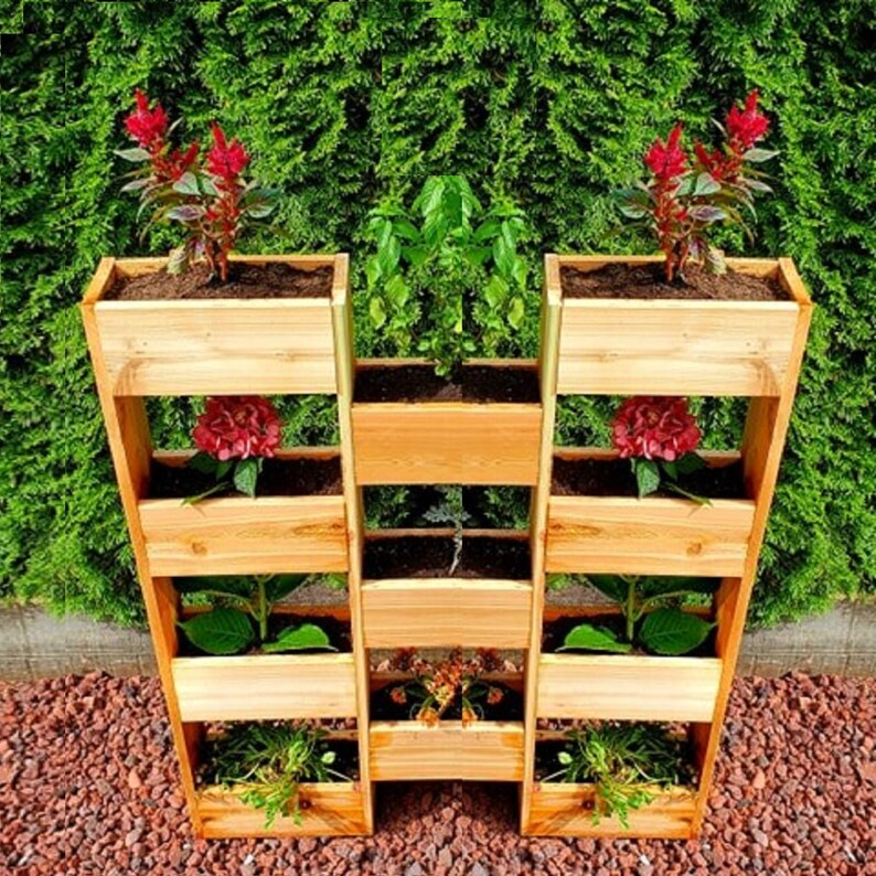 Vertical Garden Planter Build Plans Woodworking Plans Etsy Canada