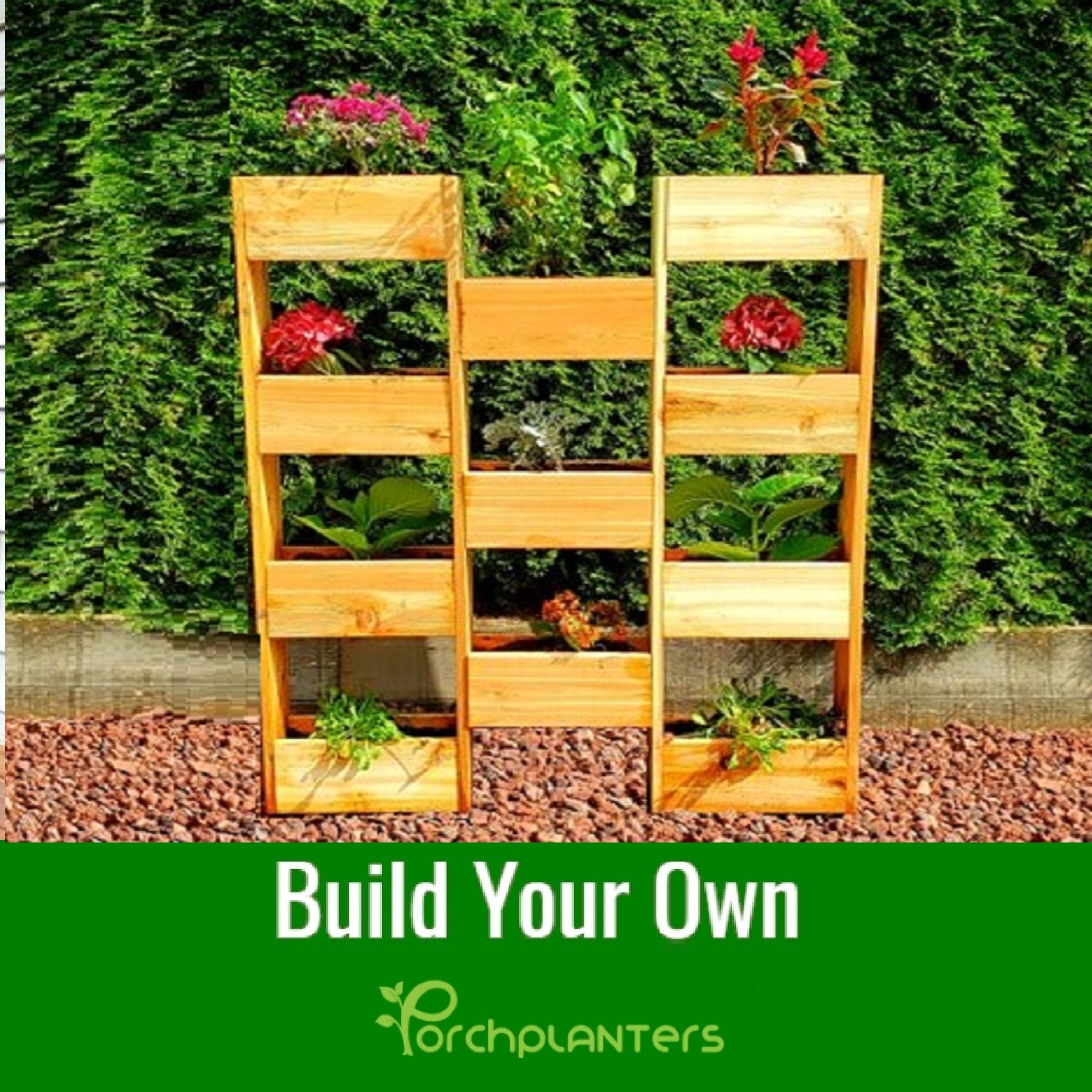 Wall Hanging Planters - Vertical Wall Planters for Outdoor/Indoor Plan –  Backyard Therapy