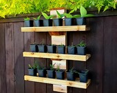 Railing Shelf Planter Cedar Railing Planter Ladder Planter Balcony Planter Patio Decoration Potting Table Seedlings