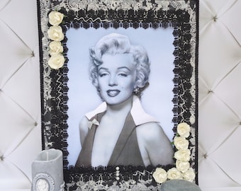 3D frame, 3D painting, canvas frame, Divine Marilyn,