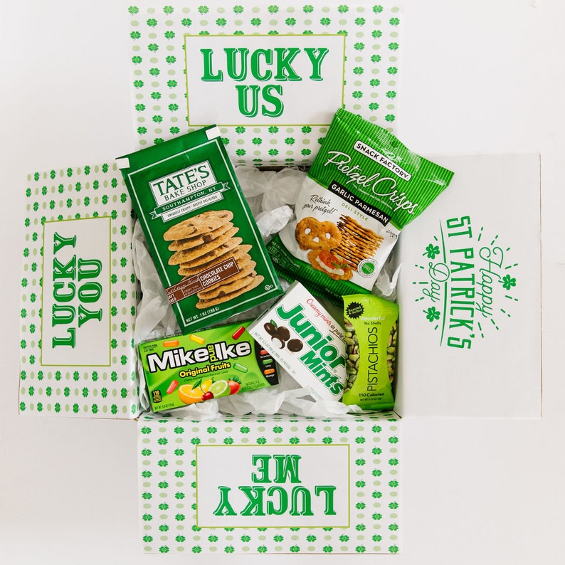 Lucky Me Care Package Sticker Kit Lucky Usst patrick/'s daymilitarydeploymentmissionarydecorated box flapsldrstickerbox Lucky You