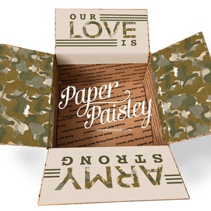 Care Package Sticker Kit - Our Love is Army Strong/Military Care Package/Army Care Package/Deployment/Army Strong Care Package
