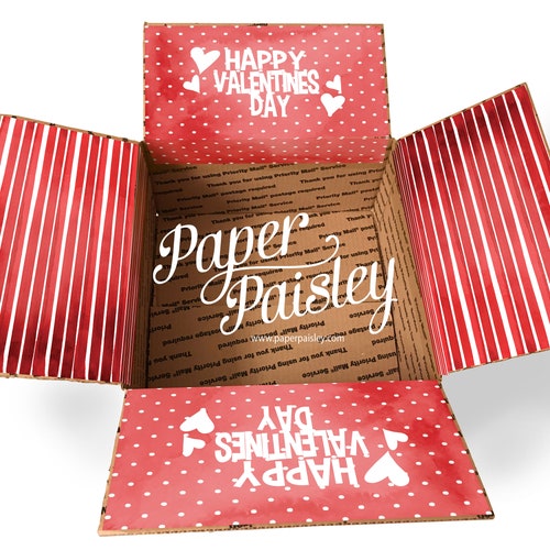 Care Package Sticker Kit - Happy Valentine's Day/Military Care Package/Missionary Care Package/Deployment/Valentine's gift box/Love